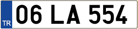 Truck License Plate